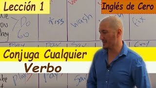 Cómo conjugar CUALQUIER VERBO en inglés PRESENTE SIMPLE FÁCIL LECCIÓN 1 [upl. by Einallem]