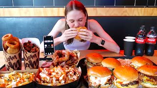 10K CALORIE RE BURGER CHALLENGE [upl. by Thalassa387]