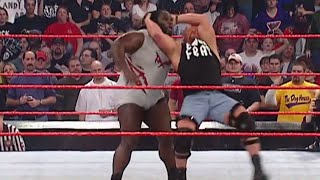 Goldberg saves quotStone Coldquot Steve Austin Raw Nov 3 2003 [upl. by Sanyu]