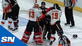 NHL Fights Of The Week Goalie Fights [upl. by Suqram272]