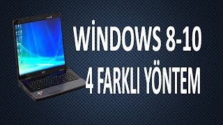 Windows 10 Güvenli Modda Başlatma Yöntemleri [upl. by Diao985]