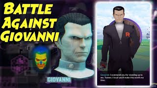 How to Find and Beat Giovanni Team GO Rocket Boss Pokemon GO [upl. by Ecnadnac]