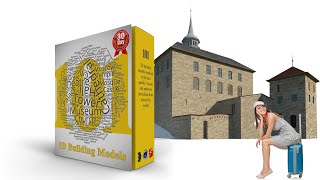 Akershus Fortress  3D Building Models [upl. by Mcgregor]