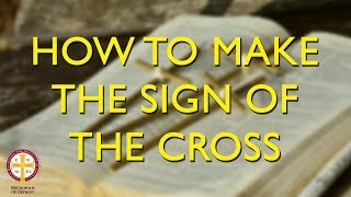 How to Make the Sign of the Cross  Greek Orthodox 101 [upl. by Hobey]