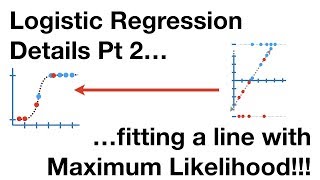 Logistic Regression Details Pt 2 Maximum Likelihood [upl. by Nodnal608]