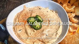 ‘Copycat’ Taco Bell Creamy Jalapeño Sauce amp Dip A Keto Recipe and Cooking Tutorial [upl. by Yeung]