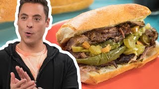 Jeff Mauro Makes an Italian Beef Sandwich  The Kitchen  Food Network [upl. by Ahsinac]