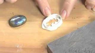 Art Jewelry  Setting a cabochon in a bezel part 1 [upl. by Serge149]