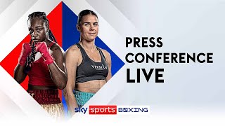 CLARESSA SHIELDS VS SAVANNAH MARSHALL 💥 Live Press Conference Announcement [upl. by Tnecnivleahcim733]