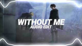 without me  halsey edit audio [upl. by Cheri]