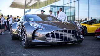 Aston Martin ONE77 Start up amp Driving [upl. by Mure]