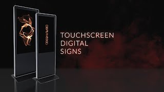 Displays2go Floor Standing Touch Screen Digital Kiosk [upl. by Ashelman]