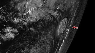 The Hunga TongaHunga Haapai volcano seen from space [upl. by Neeluqcaj541]