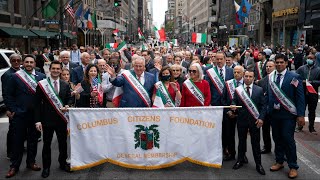 Columbus Day Parade returns to NYC [upl. by Munsey]