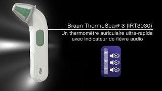 Thermomètre auriculaire Braun ThermoScan® 3 IRT3030 [upl. by Skipper]