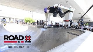 Sabre Norris wins Womens Skate Park  Road To X Games Boise 2018 [upl. by Grefer837]