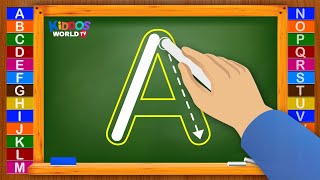 How to Write Letters for Children  Teaching Writing ABC for Preschool  Alphabet for Kids [upl. by Eceer]