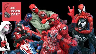 SpiderVerse THE BATTLE StopMotion Comedy [upl. by Kienan]