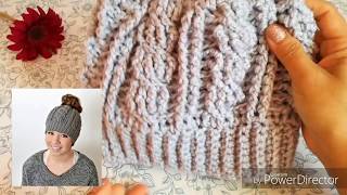 GORRO COLETERO Tejido a Crochet [upl. by Ahsekam]