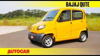 Bajaj Qute  First Drive Review  Autocar India [upl. by Atinaw]