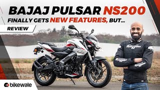 2023 Bajaj Pulsar NS200 Review  What’s New  BikeWale [upl. by Gold]