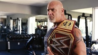 Inside Goldbergs WrestleMania 33 workout [upl. by Durning]