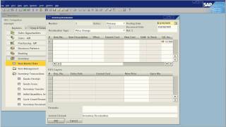 SAP Business One  How To  Inventory Revaluation [upl. by Hayward441]