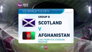 ICC WT20 Scotland vs Afghanistan Highlights [upl. by Ioj]