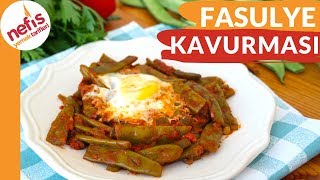 Fasulyeyi bir de böyle deneyin 😘Çok Lezzetli Fasulye Kavurması Tarifi [upl. by Nnylidnarb]