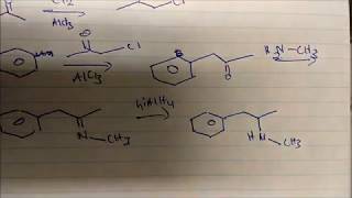 Synthesis of Methamphetamine [upl. by Acirema]