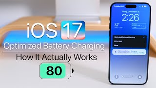 iOS 17 Battery Optimization  How It Actually Works [upl. by Enaht]