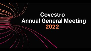 Covestro Annual General Meeting 2022 [upl. by Enelav835]