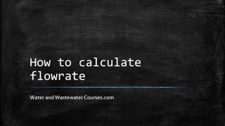 How to calculate flowrate [upl. by Namrehs947]