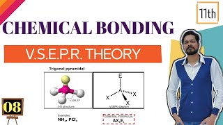 Chemical Bonding । Class 11 L8 । VSEPR Theory [upl. by Ardnael]