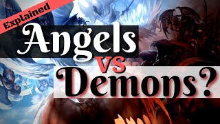 Spiritual Warfare Do Angels Really Fight Demons Explained from the Bible [upl. by Neirod]