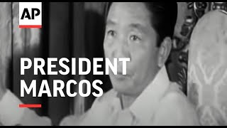 PRESIDENT MARCOS PRESS CONFERENCE ON THE STATE OF MARTIAL LAW [upl. by Romeon195]