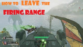 How to LEAVE the Firing Range APEX LEGENDS [upl. by Nylcsoj642]