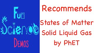 States of Matter PhET Simulation [upl. by Adelle]