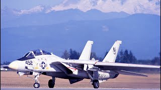 US Navy F14 Tomcat 2003 Abbotsford International Airshow [upl. by Yrro]