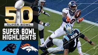 Super Bowl 50 Highlights  Panthers vs Broncos  NFL [upl. by Norraa]