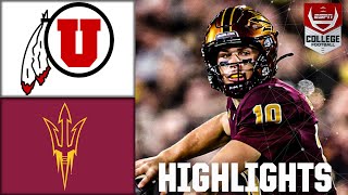 Utah Utes vs Arizona State Sun Devils  Full Game Highlights  ESPN College Football [upl. by Annaehr]