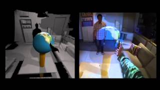 Dyadic Projected Spatial Augmented Reality [upl. by Assirrem]