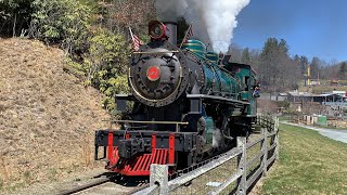 Tweetsie Railroad 190 Springtime Steam in the Blue Ridge Opening Day 2021 [upl. by Aciamaj]