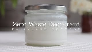 Zero Waste Deodorant  DIY  3 Ingredients [upl. by Fagaly]