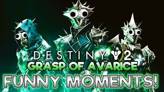 Funny Moments in Destiny 2 Grasp of Avarice Dungeon 😂 [upl. by Maletta]