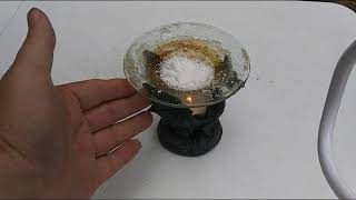 Burning Incense Without Charcoal A Hot Wax Method [upl. by Hefter]