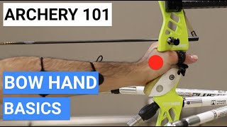 HOW TO HOLD AN ARCHERY BOW  Recurve 101 For Beginners [upl. by Anairotciv]