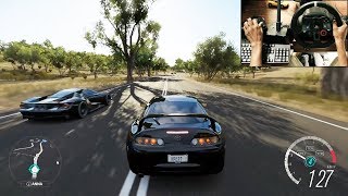 1000HP Toyota Supra  Forza Horizon 3 Logitech g29 gameplay [upl. by Sjoberg]