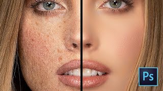 Face Smooth In Photoshop  Easy Frequency Separation Tutorial [upl. by Dnomyad]