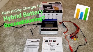 Hybrid Battery Reconditioning Hobby Charger Settings  Tenergy T180 [upl. by Landmeier]